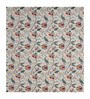 Ice Blue Floral 144 TC Cotton King Size  King Size Bedsheet With 2 Pillow Cover