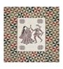 Green Traditional print 144 TC Cotton Size Double  Bedsheet With 2 Pillow Cover