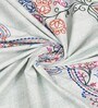 Blue Traditional print 144 TC Cotton King Size  Bedsheet With 2 Pillow Cover
