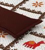 Brown Traditional print 144 TC Cotton King Size  Bedsheet With 2 Pillow Cover
