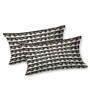 Grey Traditional print 144 TC Cotton King Size  Bedsheet With 2 Pillow Cover