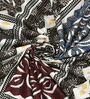 Grey Traditional print 144 TC Cotton King Size  Bedsheet With 2 Pillow Cover