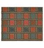 Green And Red Traditional print 144 TC Cotton King Size  Bedsheet With 2 Pillow Cover