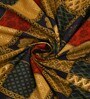 Yellow Traditional print 144 TC Cotton King Size  Bedsheet With 2 Pillow Cover