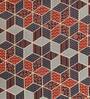 Red Traditional print 144 TC Cotton King Size  Bedsheet With 2 Pillow Cover