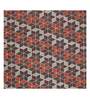 Red Traditional print 144 TC Cotton King Size  Bedsheet With 2 Pillow Cover