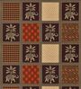 Beige Traditional print 144 TC Cotton King Size  Bedsheet With 2 Pillow Cover