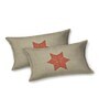 Red Traditional print 144 TC Cotton King Size  Bedsheet With 2 Pillow Cover