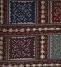 Grey Traditional print 144 TC Cotton King Size  Bedsheet With 2 Pillow Cover