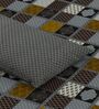 Grey Traditional print 144 TC Cotton King Size  Bedsheet With 2 Pillow Cover