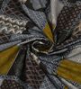 Grey Traditional print 144 TC Cotton King Size  Bedsheet With 2 Pillow Cover