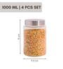 Homely Stainless Containers 1000 ML (4pcs Set)