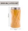 Homely Stainless Containers 2000 ML (4pcs Set)