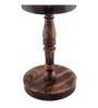 Accent Khadi Cotton Shade Shelf Floor Lamp With Wood Base