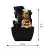 Impression Polyresin Monk Water Fountain 13 cm