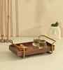 Rustic Charm Homeydo Wooden Serving Tray