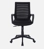 Honda Low Back Ergonomic Chair in Black Colour