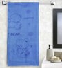 Honey Bear Microfibre Bath Towel in Blue Colour