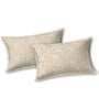 Honey Beige Metro 186 TC Cotton King Bedsheet With 2 Pillow Covers