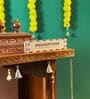 Honey finish Solid Sheesham Wooden Temple