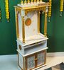 Honey finish Solid Sheesham Wooden Temple