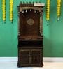 Honey finish Solid Sheesham Wooden Temple