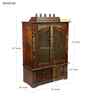 Honey finish Solid Sheesham Wooden Temple