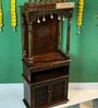 Honey finish Solid Sheesham Wooden Temple