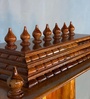 Honey finish Solid Sheesham Wooden Temple