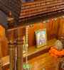 Honey finish Solid Sheesham Wooden Temple