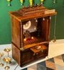 Honey finish Solid Sheesham Wooden Temple