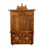 Honey finish Solid Sheesham Wooden Temple