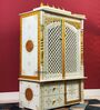 Honey finish Solid Sheesham Wooden Temple