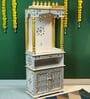 Honey finish Solid Sheesham Wooden Temple