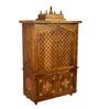 Honey finish Solid Sheesham Wooden Temple