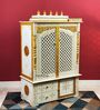 Honey finish Solid Sheesham Wooden Temple
