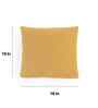 Honey Gold 100% Cotton Anna16X16 Inches Knitted Cushion Cover