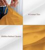 Honey Gold Solid 400 TC Cotton Double Sized Duvet Cover
