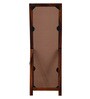 Synthetic Wood Full Length Mirror in Brown colour