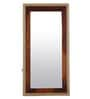 Solid Wood Full Length Mirror in Brown colour