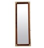 Synthetic Wood Full Length Mirror in Brown colour