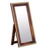 Solid Wood Full Length Mirror in Brown colour