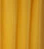 Honey Yellow Yellow Cotton 230 GSM  Solid 5 Feet Room Darkening Eyelet Window Curtains (2 Pc)