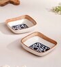 Honeycomb Collection Square Bowl 14cm Set of 2