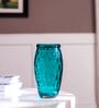 Honeycomb Embossed Multicolour Glass Vase