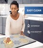 Honeycomb Geometric Microfibre 30x18 Inches Anti Skid Door Mat