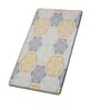 Honeycomb Geometric Microfibre 30x18 Inches Anti Skid Door Mat