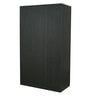 Honeycomb 3 Door Wardrobe in Brown Finish