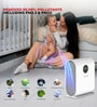 Honeywell Air Touch V5 Air Purifier for Home with 4-Stage Filtration WiFi App and Voice Control H13 HEPA Filter AQI LED Display