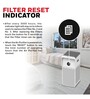 Honeywell Air Touch U1 Air Purifier (H13 HEPA Filter,PM2.5 & VOC level display, UV-C LED)